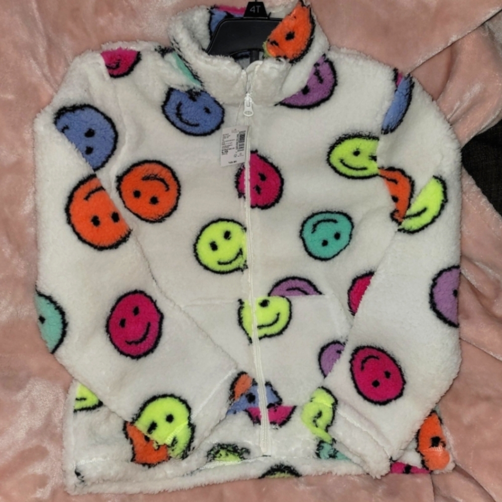 NWT Emoji Children's Place Zip-Up